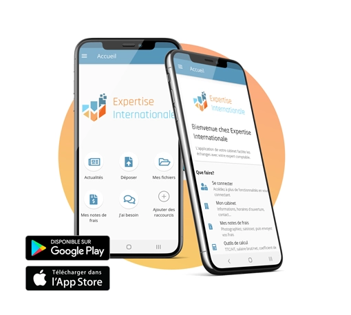 L'application smartphone expertise internationale