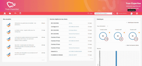 Portail MyCompanyFiles 